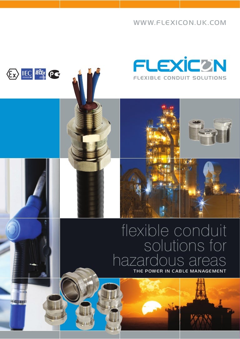 Flexicon Flexible Conduit Hazardous Areas ATEX Conduit Catalogue