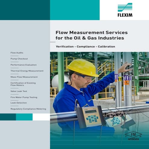Flexim Fluxus Ultrasonic Flow Meters - Flow Measurement Services For The Oil ...