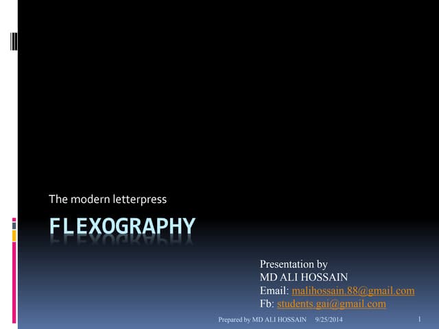 Flexography