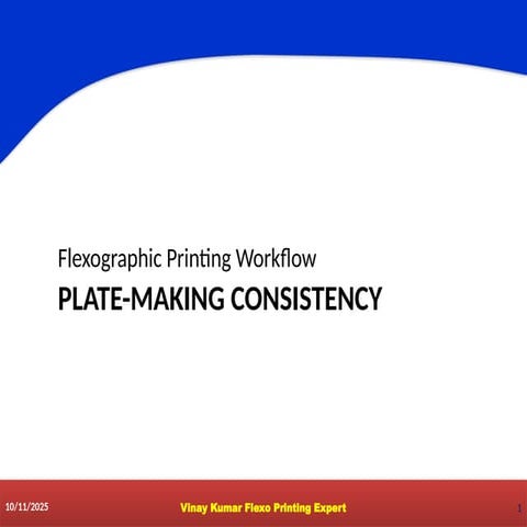 Flexo Plate Making Process Layer Etcpptx 