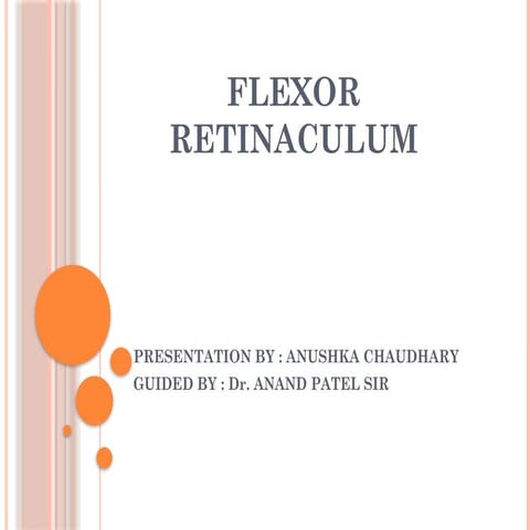 FLEXOR RETINACULUM Anatomy PPT FINAL.pptx