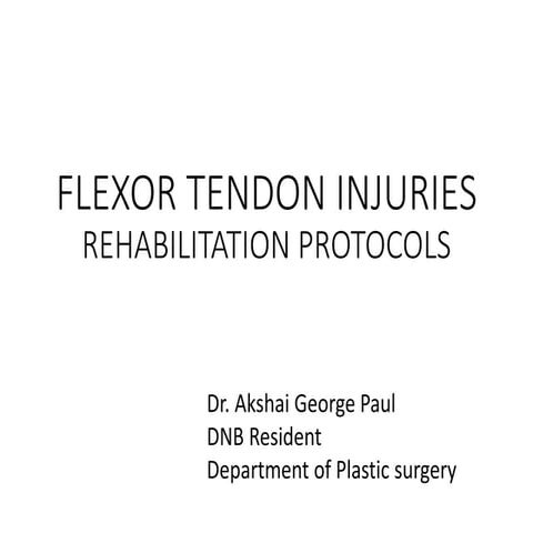 FLEXOR TENDON INJURIES.pptx