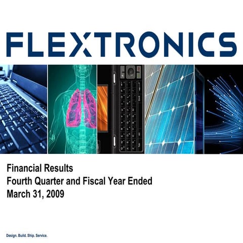 Flextronics International Ltd. earning presentation