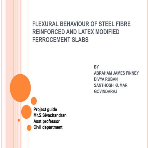 Flexural behaviour of fibre reinforced ferrocement concrete