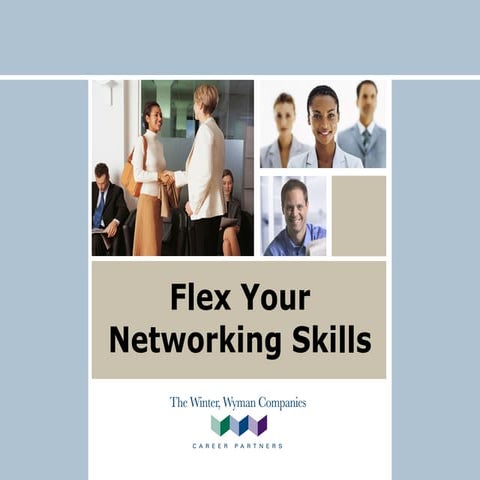 Winter Wyman - Job Search - Flex your Networking Skills