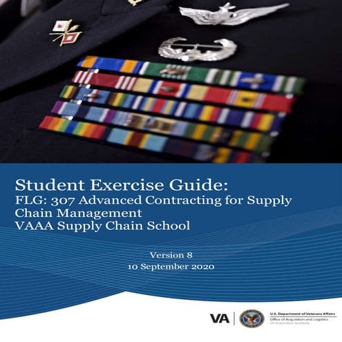 VA Supply Chain 100 Student Exercise Guide