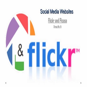 Flickr and picasa