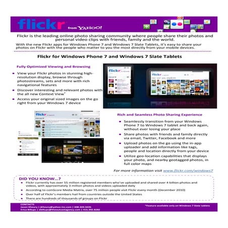 Flickr windows 7 app backgrounder flickr apps windows7