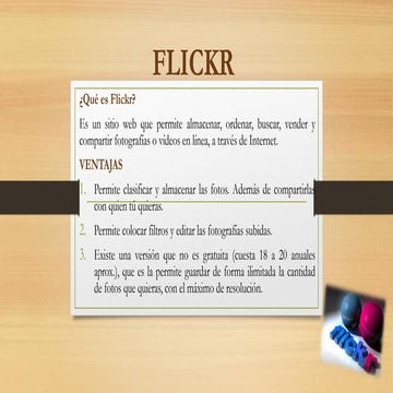Flickr y Pasos para crear un blog