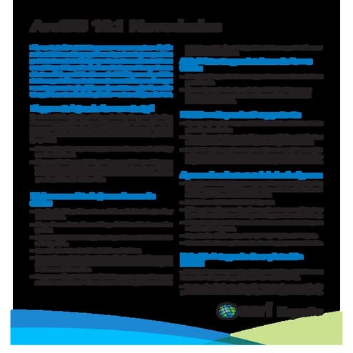 Novedades ArcGIS 10.1 - Castellano - Esri España