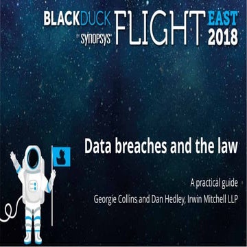 Flight East 2018 Presentation–Data Breaches and the Law
