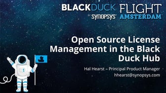 FLIGHT Amsterdam Presentation - Open Source License Management in the Black D...