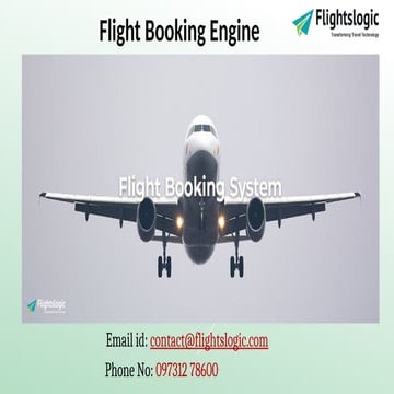 Flight Booking Engine | Air Ticketing System