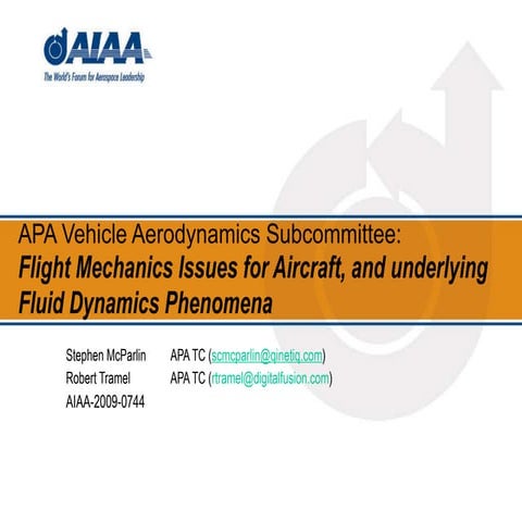 Flight Mechanics Issues presentation