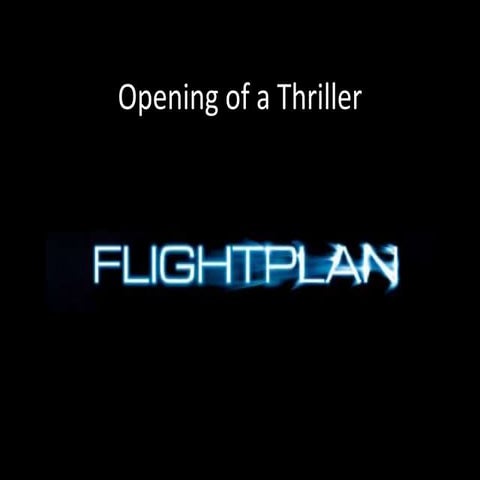Flightplan powerpoint