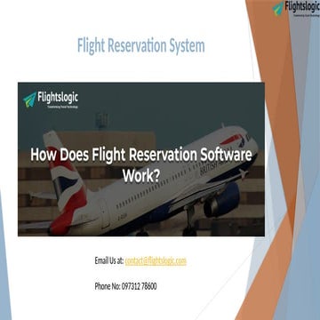 Flight Reservation System | PPTX