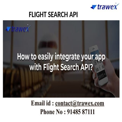 FLIGHT SEARCH API | FLIGHT RESERVATION SOFTWARE | PPTX