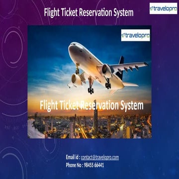 Flight Ticket Reservation System | Airline Ticketing Software