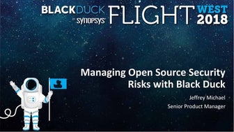 FLIGHT WEST 2018 - Presentation - SCA 101: How to Manage Open Source Security...