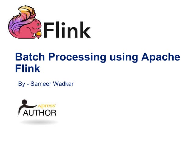 Flink Batch Processing and Iterations