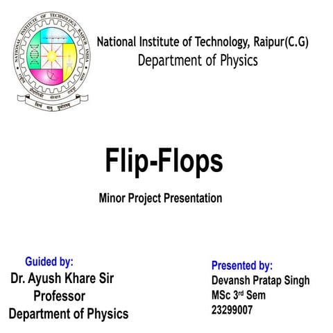 flip-flops and its application virus harmfull ppt