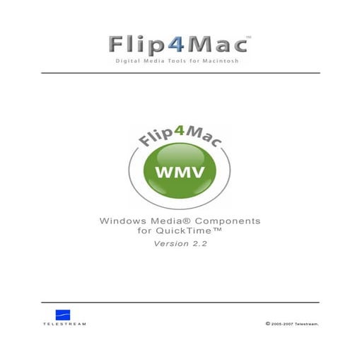Flip4 mac wmv user guide