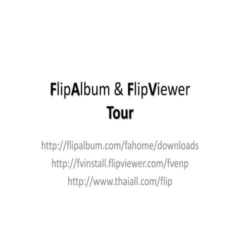 Flipalbum tour
