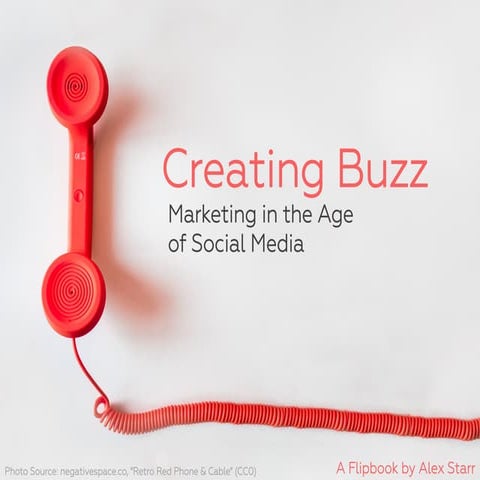 Creating Buzz: Marketing in the Age of Social Media