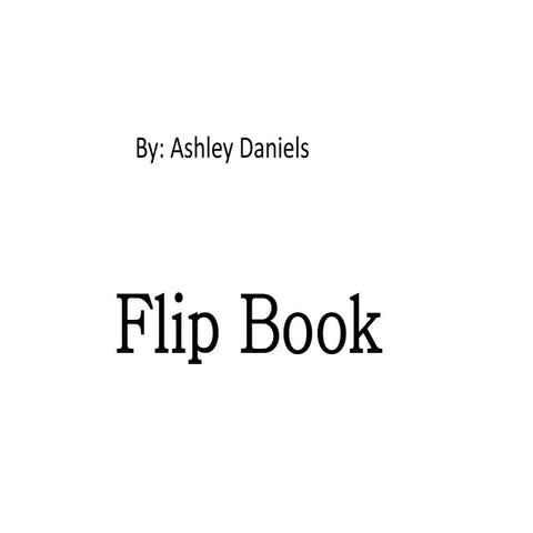 Flip book ashley daniels