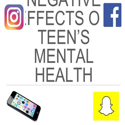 The impact social media has on adolescents mental health | PPTX