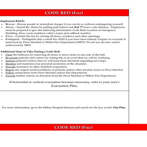 Code red policy in health care services for MHA course.pptx