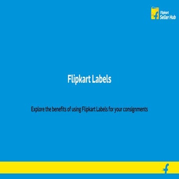 Flipkart labels