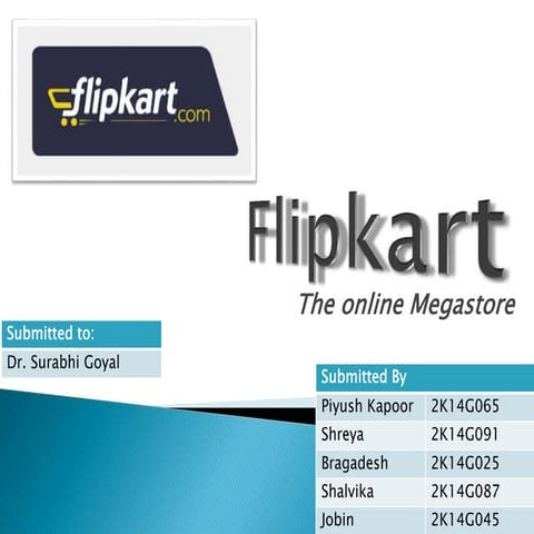 Complete marketing analysis of Flipkart. 