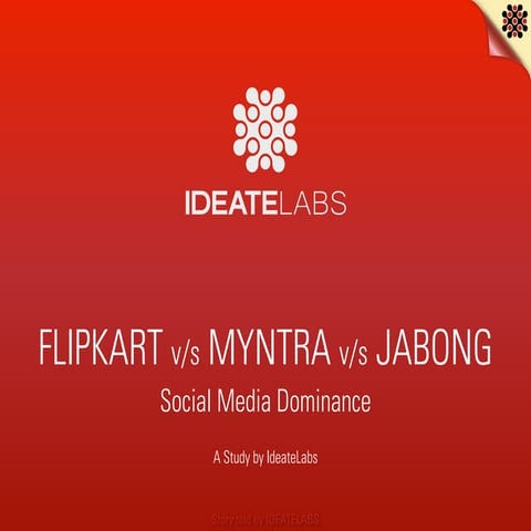 Flipkart vs Jabong vs Myntra - Holiday Social Media Engagement Report India