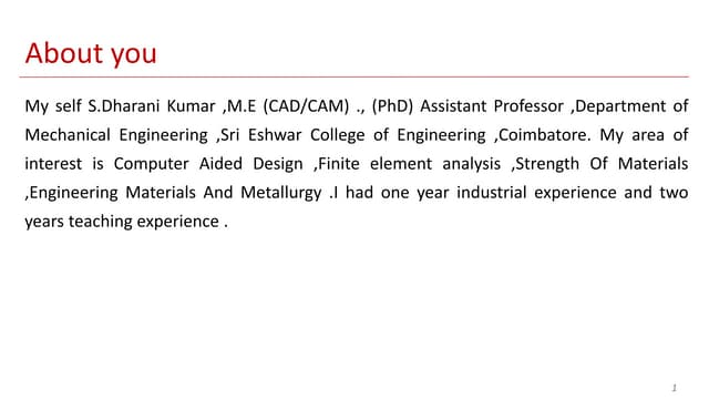 Flipped class design for cad  rca2  s.dharani kumar