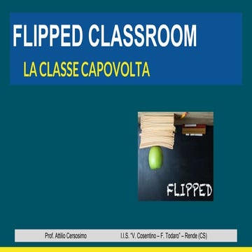 Flipped Classroom ed EAS | PPTX