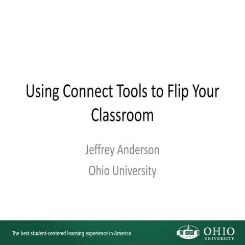 Flipping the Classroom with McGraw-Hill Connect - Jeffrey Anderson