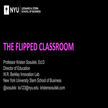 Flipped Classroom Workshop