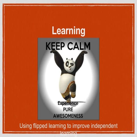 Flipped learning through frog