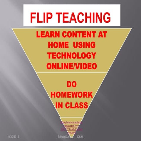 Flipped teaching in the third world
