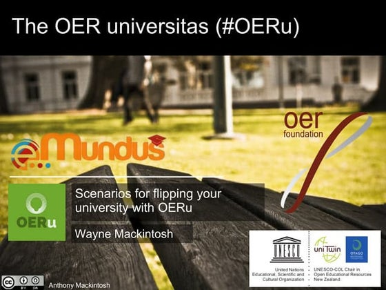 Flipping your university with OERu
