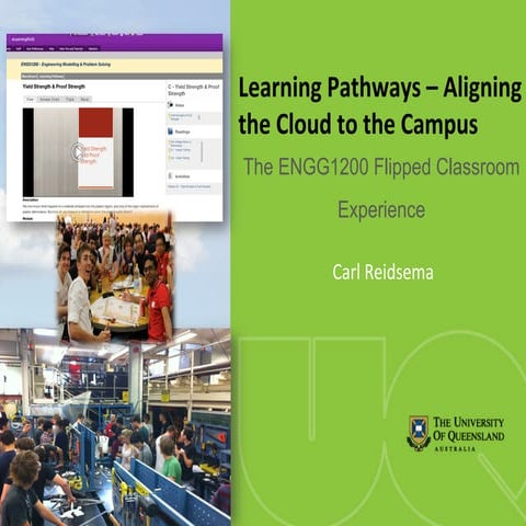 Flipping the classroom at the University of Queensland