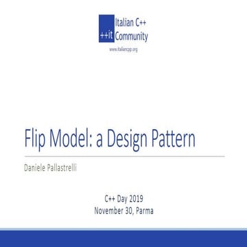 Flip Model: a Design Pattern