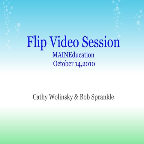 Flip video in the classroom