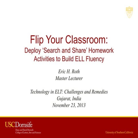 Flip your classroom   tech in elt-challenges and remedies