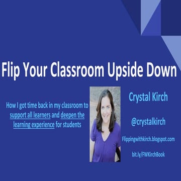 Spring into TEAMP: Flip your classroom upside down | Crystal Kirch