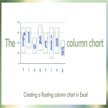 Floating column chart