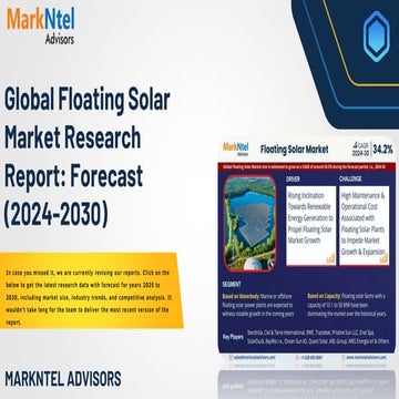 First Solar Presentation | PPTX