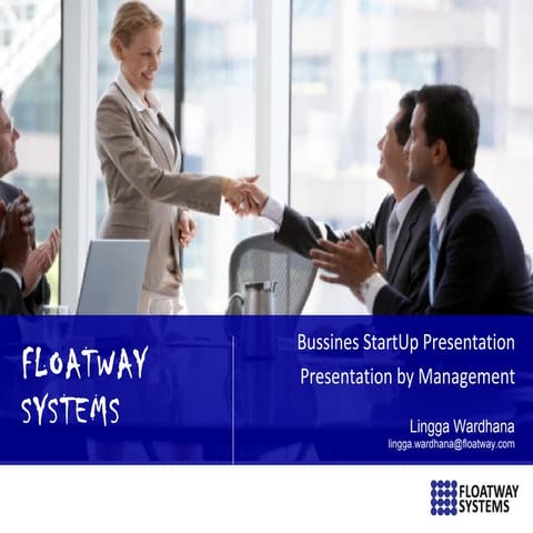 Floatway bussines start up presentation