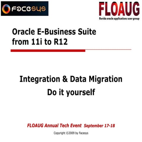 Conviface at OAUG -11i to R12